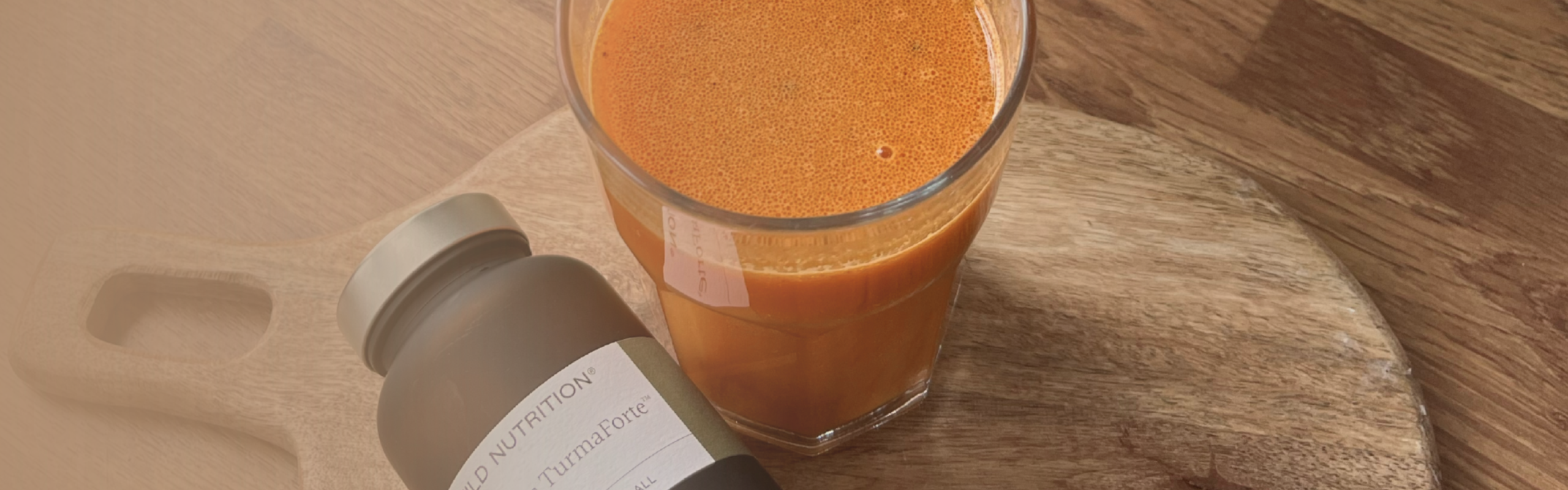 Spiced carrot & turmeric immunity juice with Turmaforte™ Turmeric