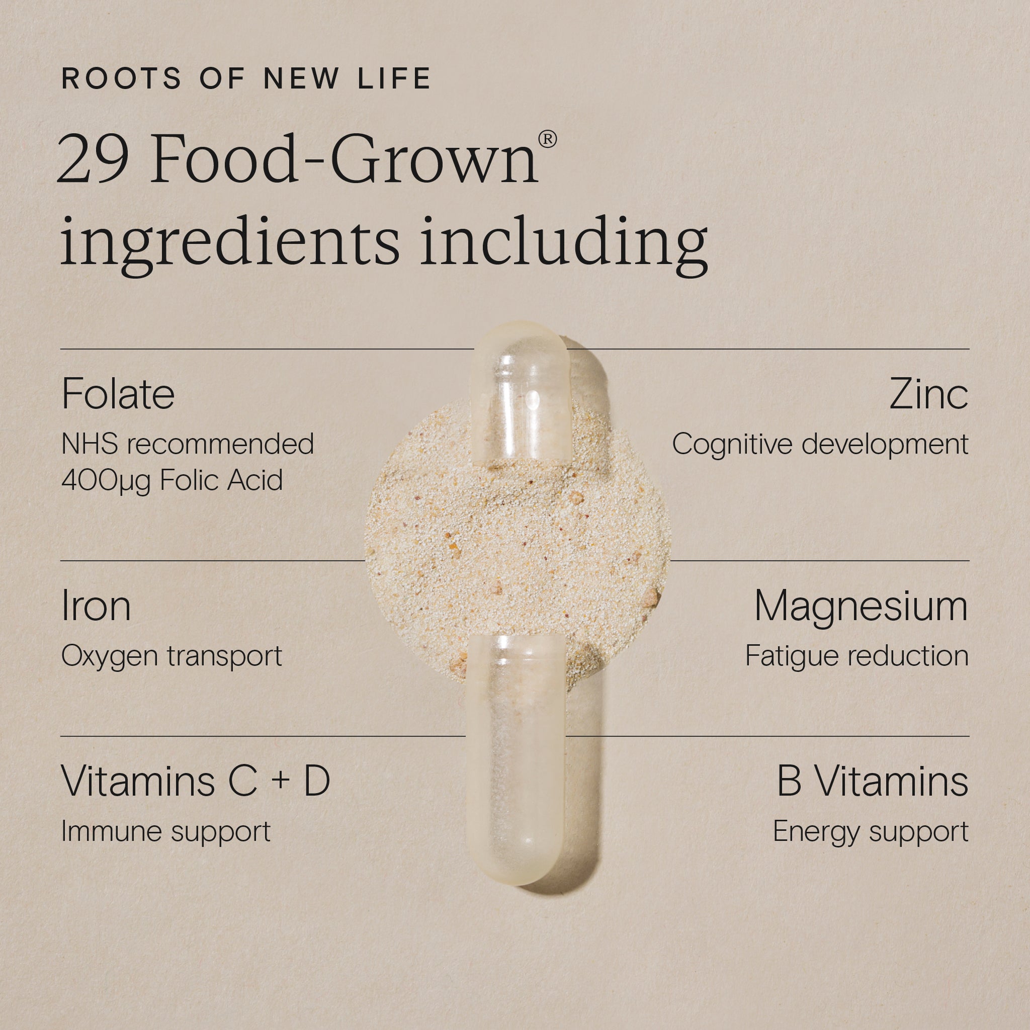 Food-Grown® Pregnancy + New Mother Multi